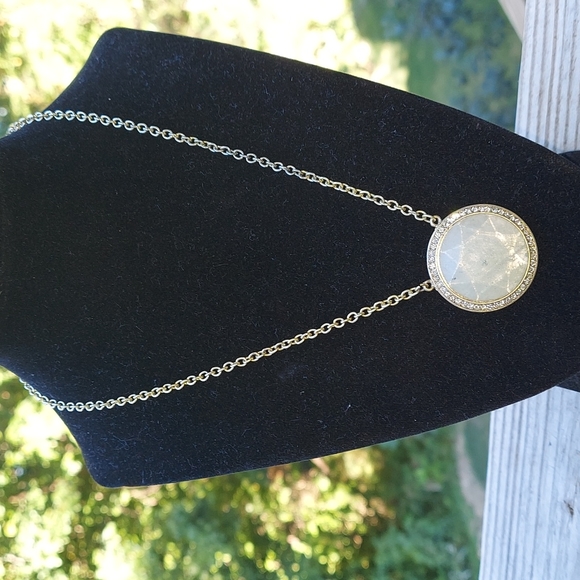 Danielle Stevens Green Stone CZ Pendant Necklace - Picture 3 of 4